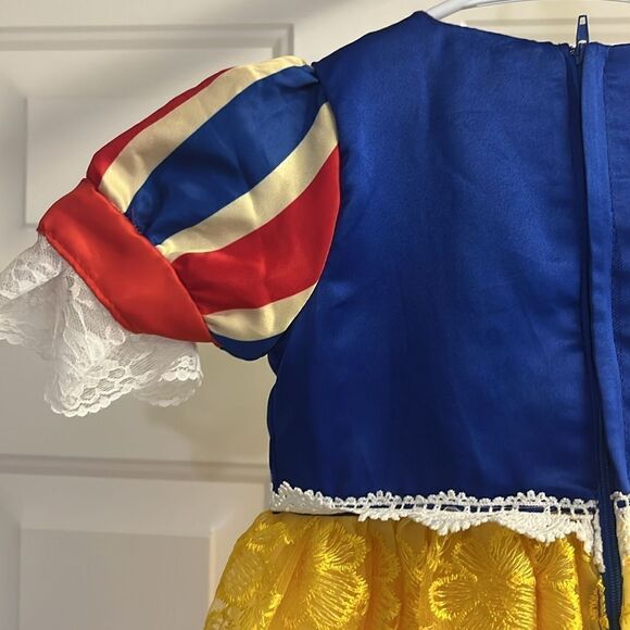 Toddler Unbranded Vibrant Snow White Layered Dress Tulle Zipper Disney Princess - Picture 9 of 14